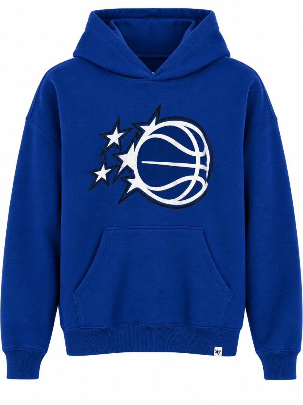 Orlando Magic NBA '47 Classic Logo Pullover Hoodie Women's M Royal NWT
